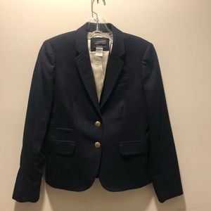 Navy Wool Blazer